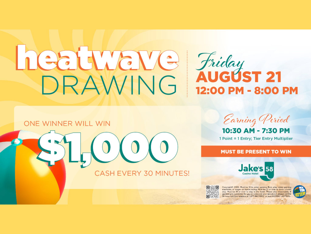 HEATWAVE CASH DRAWING