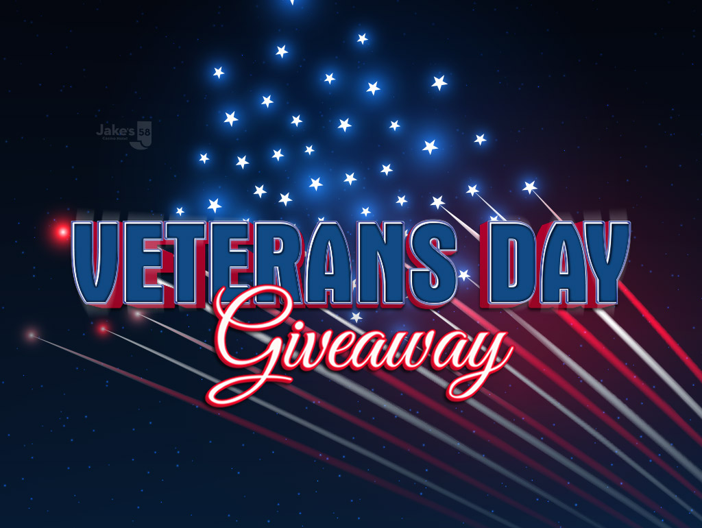 VETERANS DAY PIN GIVEAWAY
